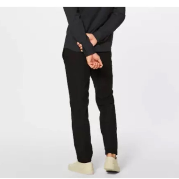 Lululemon Men’s Commission Pant Slim Fit Warpstreme Black Sz 30 (30" inseam) - Picture 2 of 15
